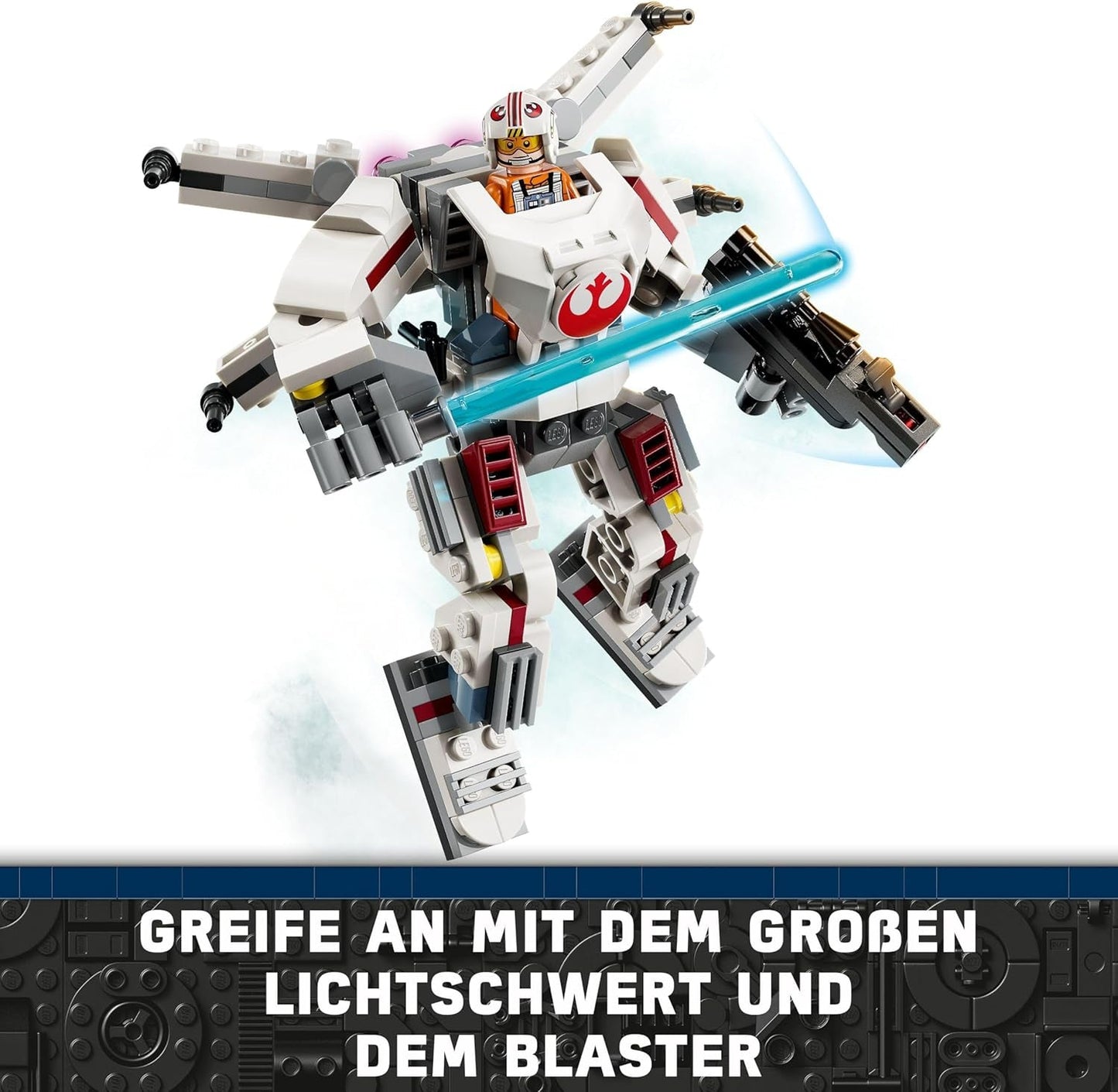 Mech X-Wing di Luke Skywalker LEGO Star Wars, mattoncini giocattolo da collezione, azione e avventura, idea regalo per ragazzi e ragazze creativi dai 6 anni in su 75390 Set da costruzione Besuche den LEGO-Store