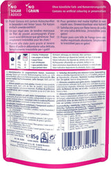 Vitakraft Poésie Délice, Nassfutter Katze, Katzennassfutter in salsa, con pollo, Vorratspackung, ohne Zusatz von Zucker und Getreide (23x 85g)