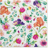 PAW - Tovaglioli 3 Veli (33 X 33 Cm) I 20 Pezzi I Perfetti per Compleanni, Feste, Matrimoni, Comunioni e Festività I Decorazioni per la Tavola Tovaglioli di Carta Colorati - Fiori Colorati Flora I Composizioni Floreali
