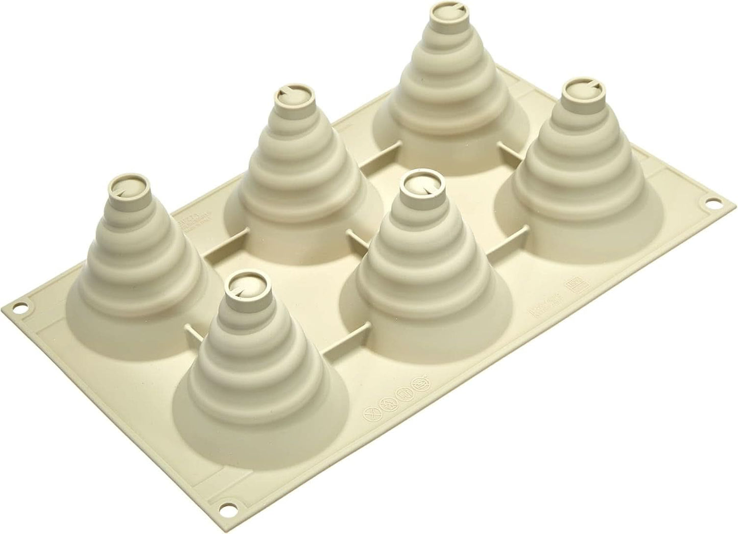 Silikomart, Stampo per Torte Tartufo in silicone, 8 Porte Singole, Ø 62 H 52 mm Cucina Naty Shop Soffice Incanto