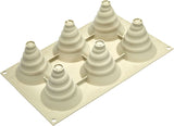 Silikomart, Stampo per Torte Tartufo in silicone, 8 Porte Singole, Ø 62 H 52 mm Cucina Naty Shop Soffice Incanto