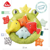Rete da bagno a forma di rana Fehn - Giocattolo da bagnetto per vasca da bagno - Gioco acquatico galleggiante per un gioioso divertimento in bagno - Giocattolo da bagno per neonati e bambini da 0+ mesi Baby Toys Naty Shop