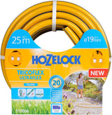 HOZELOCK - Tubo Tricoflex Ultraflex Ø 12,5 mm (1/2") 20 M: Tubo da giardino flessibile, resistente alle intemperie, alla torsione e alla piegatura, in PVC riciclato al 40% [117002], giallo