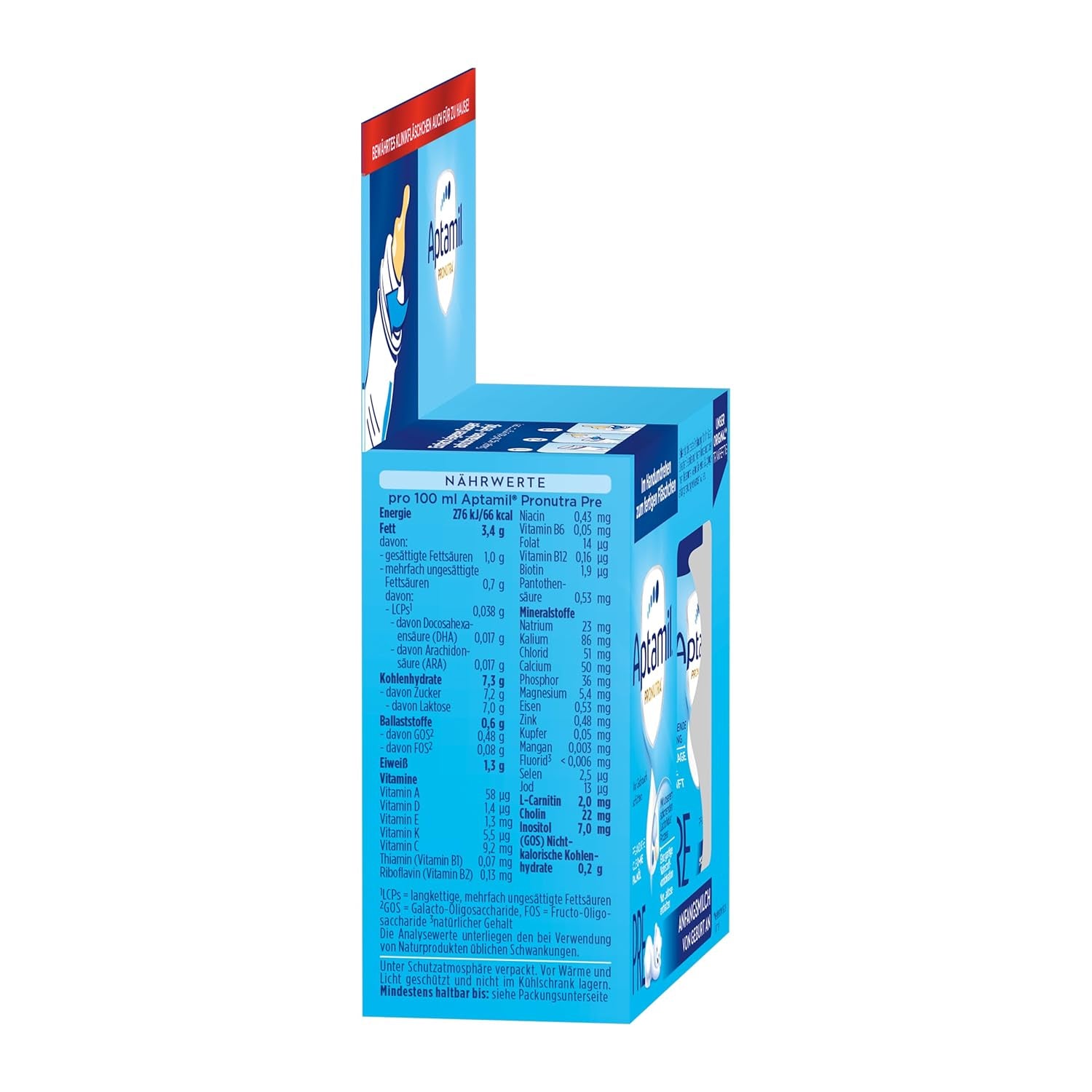 Aptamil Pronutra-ADVANCE PRE, potabile, 4x2x90ml (Confezione con 4)