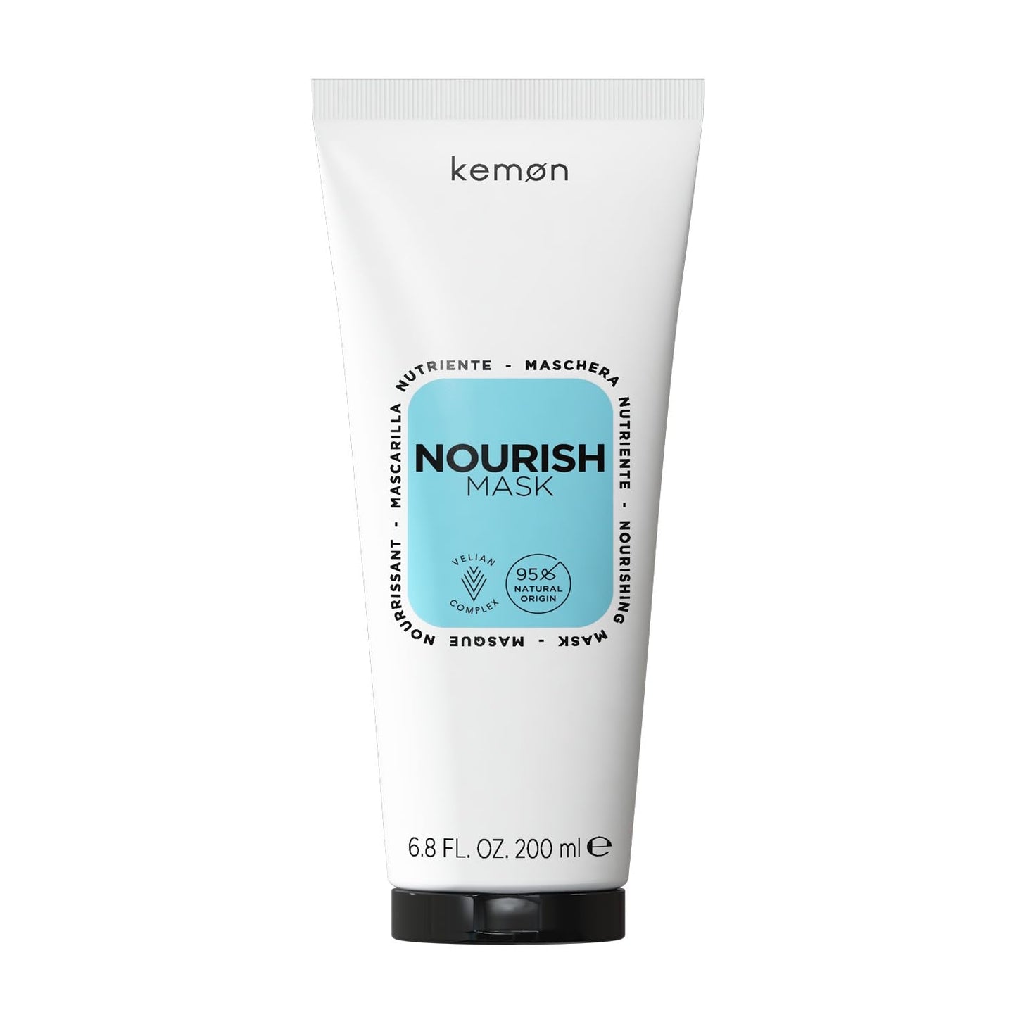 Kemon - Nourish Mask, maschera nutriente per capelli fragili, secchi e ricci, a base di burro di karitè, favorisce la districazione, per capelli morbidi, 200 ml Naty Shop Hair Mask Titolo predefinito