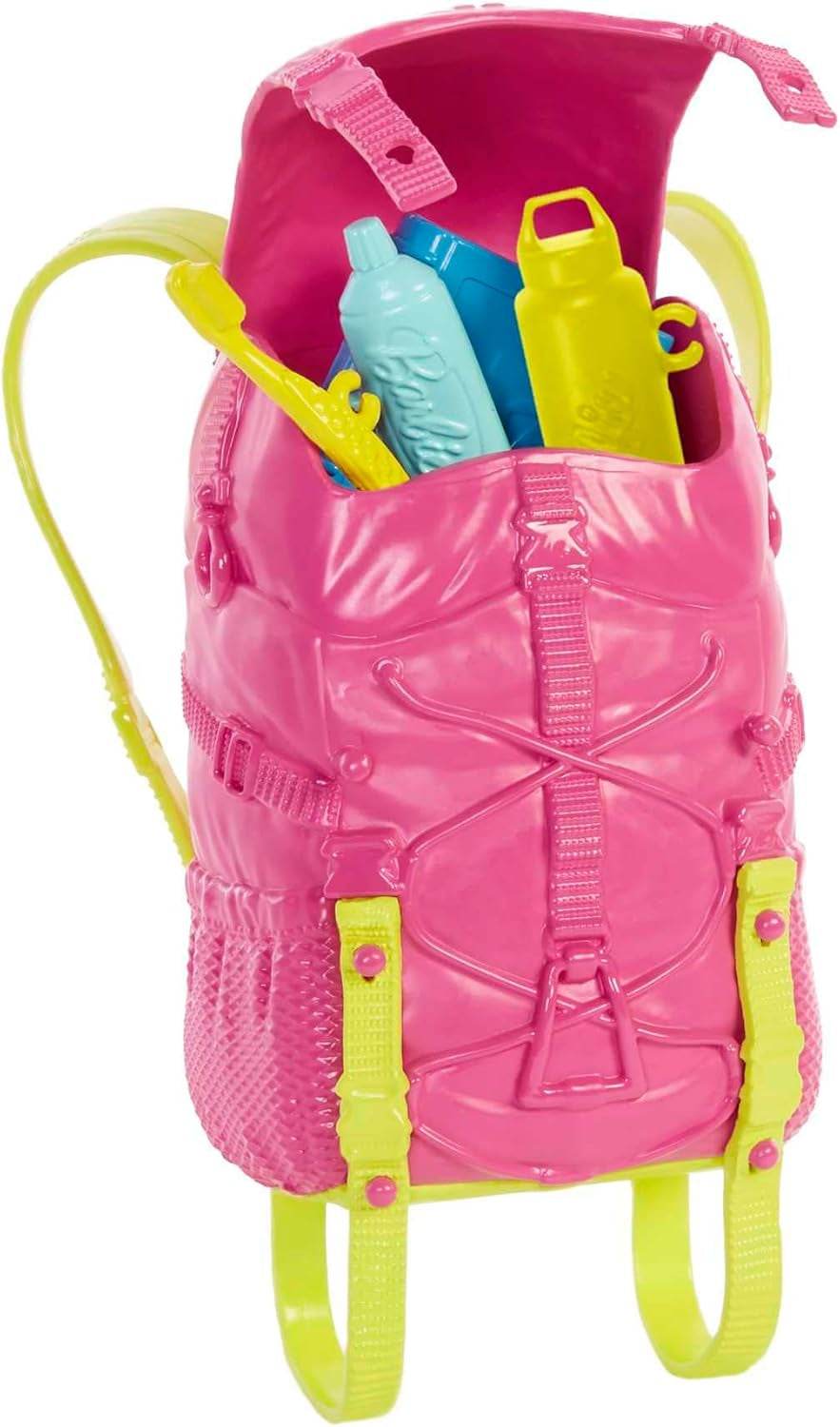 Barbie HDF74 Confezione doppia bambola! Brooklyn Camping Doll (Bruna con trecce intrecciate, circa 29 cm) con cucciolo, zaino, sacco a pelo, 10 accessori da campeggio, regalo per bambini dai 3 anni in su