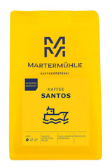 Martermühle Santos Kaffeebohnen 1kg delicato I Arabica I Aroma: Mandorla, Süssliche Milde I Ganze Kaffee-Bohnen schonend geröstet, säurearm