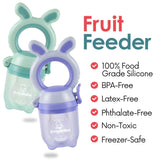 Tétine Pour Bébé/Tétine à Fruit/Tetine Grignoteuse Bebe/Tétine D'alimentation Pour Bébé - Giocattolo per la dentizione Pour Bébé, senza BPA (confezione da 2)