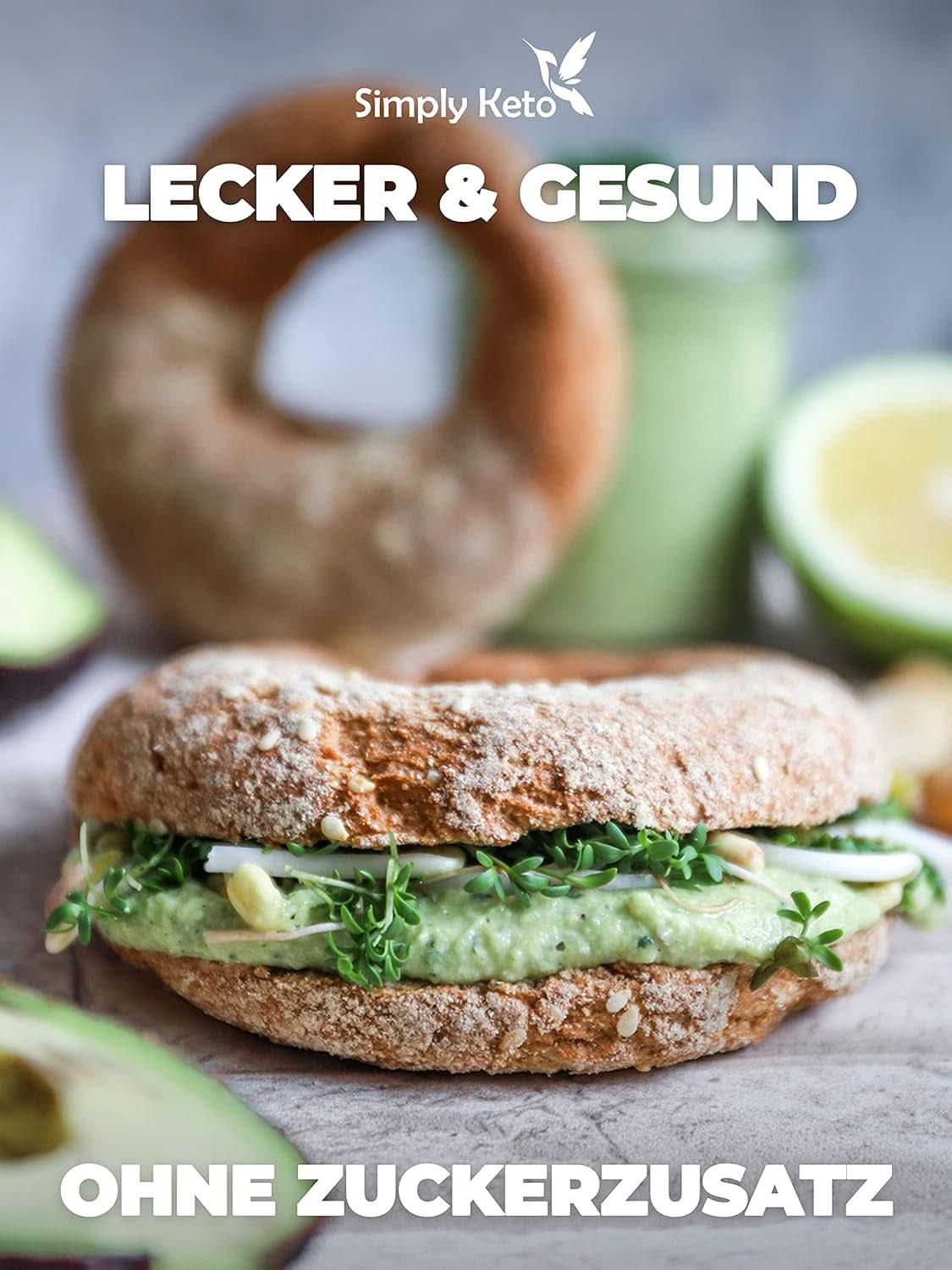 Simply Keto Lower Carb* Preparato per dolci per bagel per dieta Low Carb* e chetogenica - senza lattosio e glutine - 335 grammi Naty Shop Kitchen