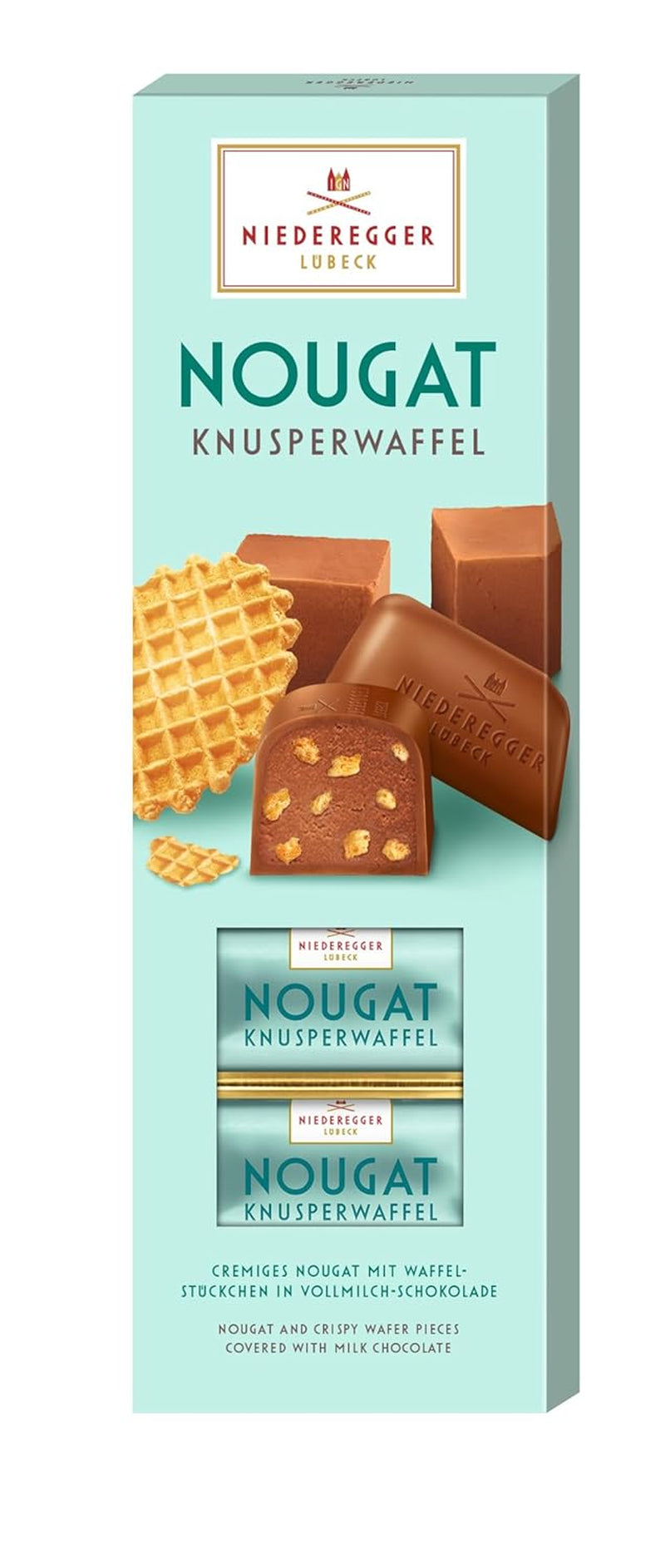 Niederegger Cialde croccanti al torrone, 100 g