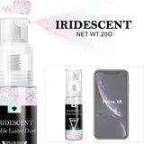 Set spray commestibile con glitter - Polvere glitter iridescente da 20 g per bevande, champagne, torte - Colorante alimentare metallico commestibile per cocktail, vino, liquori, dolci, torte