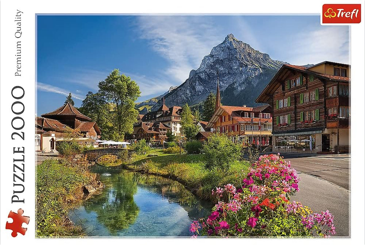 Trefl, Puzzle, Alpi in estate, 2000 pezzi, Qualità Premium, Per bambini dai 12 anni Puzzle Naty Shop