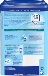 Aptamil Anti-Reflusso - Formula completa dalla nascita Gestione alimentare Vomito e rigurgito Alimenti per bambini Latte in polvere 1 x 800 g