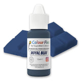 Sugarflair Colourflex Colorante alimentare a base di olio, Blu reale, Colorante alimentare liquido altamente concentrato, Colorante alimentare per crema al burro, cioccolato, pasta, fondente, glassa e altro - 15 ml