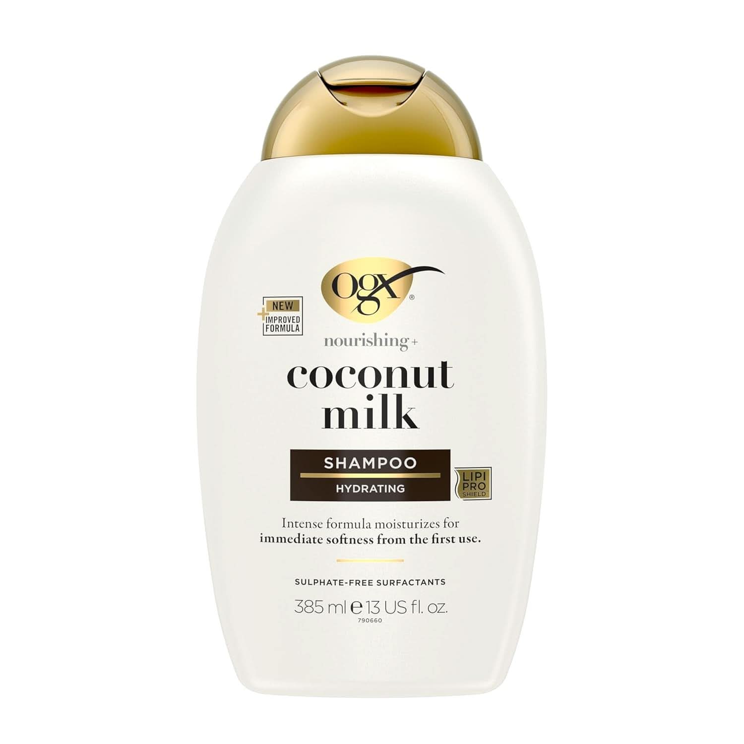 Shampoo al latte di cocco OGX (385 ml), effetto idratante Doccia e bagno Naty Shop 385 ml