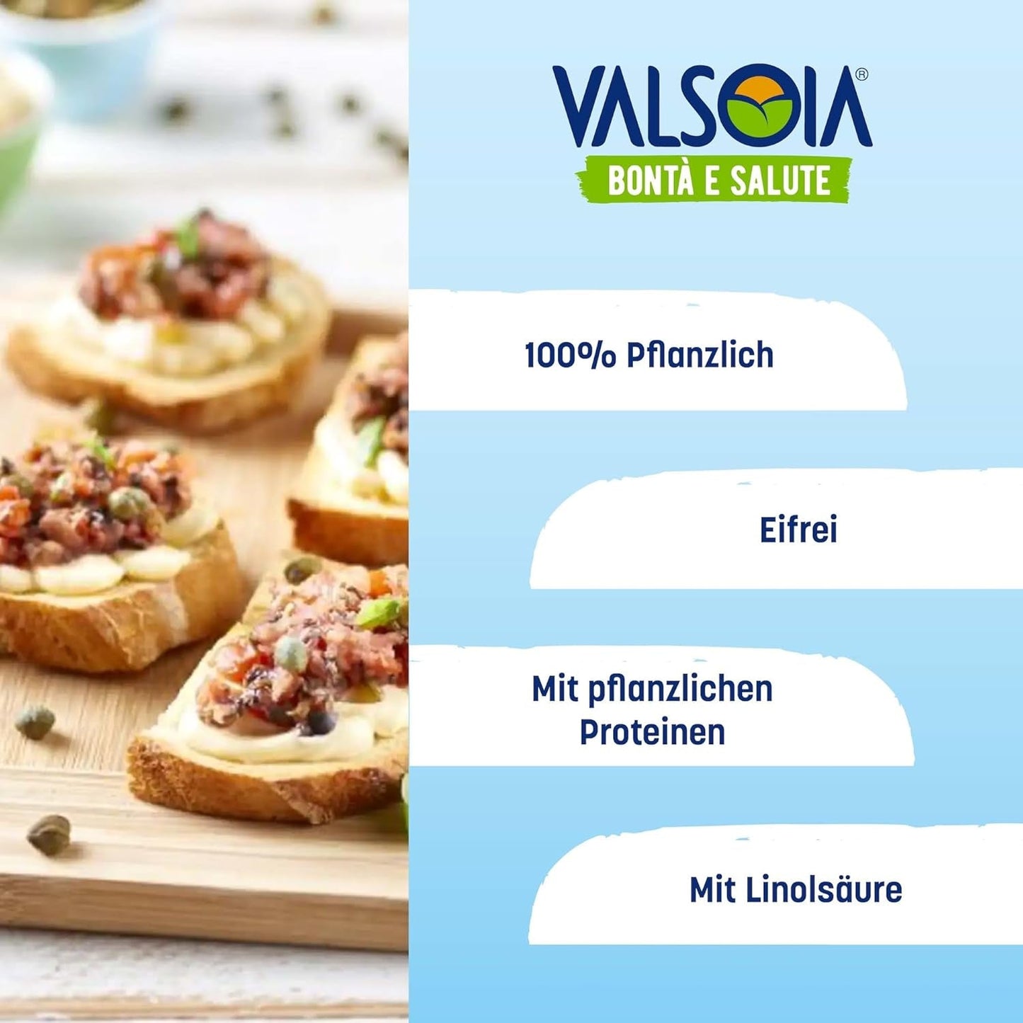 Maionese Vegetale alla Soia Senza Uova, Ideale per Vegani e Vegetariani, Versatile in Cucina, 4 x 150ml