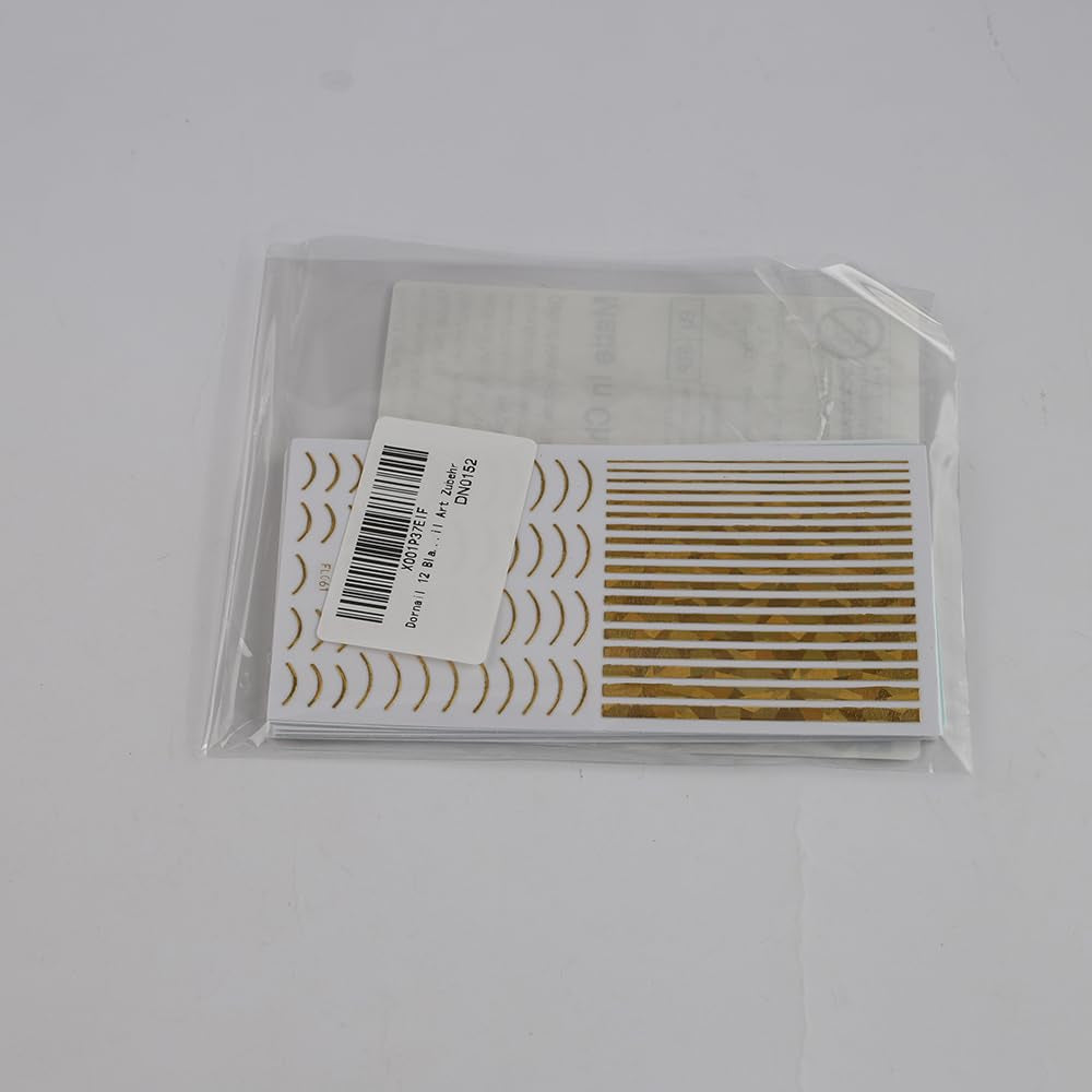 12 fogli Linee glitterate laser Adesivi per unghie autoadesivi Adesivi olografici Strisce di bronzo Adesivi per unghie Linea francese Fiocchi curvi Linee ondulate Adesivi per unghie Accessori per nail art