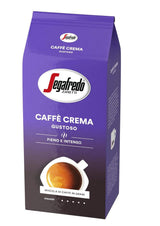 Segafredo Zanetti Caffè Crema Gustoso - Chicco Intero (Confezione da 1 kg) - Adatto per Caffè Crema - Caffè in chicchi tostati lunghi e scuri, gusto pieno e intenso (Confezione da 2)
