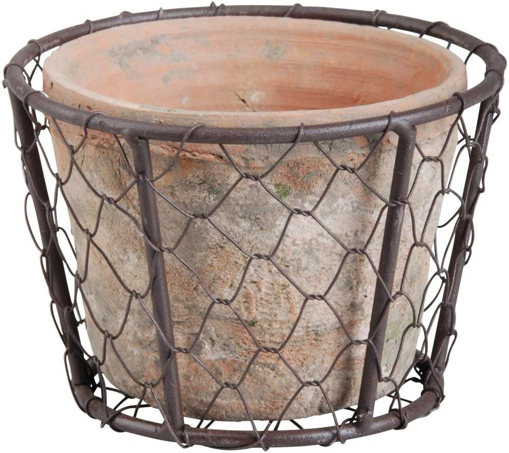 Pentola Esschert AT10 in cestello metallico