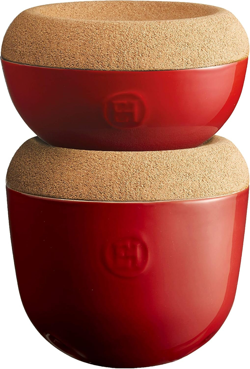 EH348763 Pentola per aglio, ceramica, 14,6 x 14,6 x 13,4 cm, ceramica, Grand Cru, 14,6 x 14,6 x 13,4 cm Scatole per alimenti Naty Shop