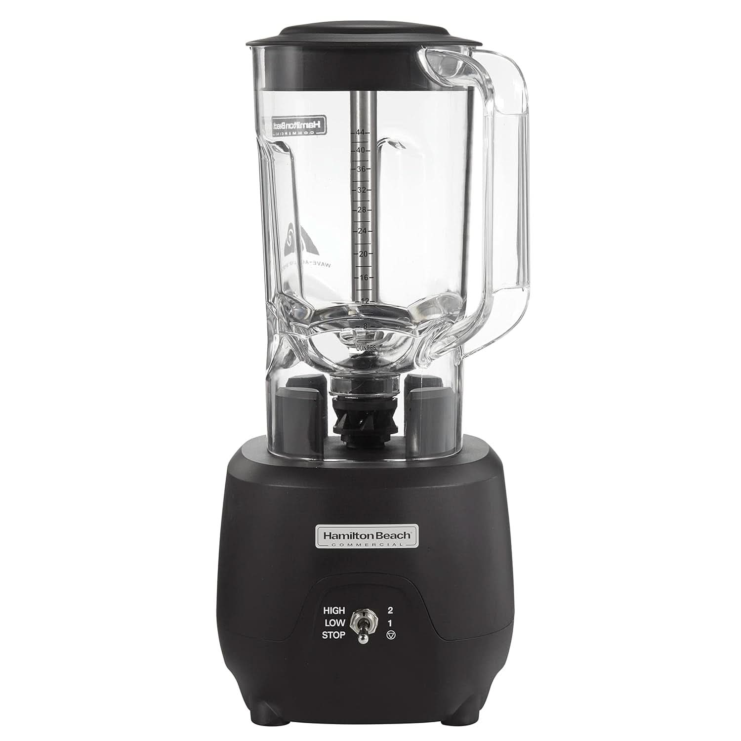 Frullatore da bar Hamilton Beach Commercial® 908®R, HBB908R-CE, 1 HP, contenitore in policarbonato da 1,3 L, 2 velocità, 220-240 V, Nero Cucina Naty Shop