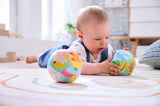 HABA Babyball Rainbow World - Palla morbida a partire da 6 mesi con motivi meteorologici colorati, Ø 11 cm, perfetta per la prima cattura e per giocare con la palla - 1306318001 Jucarii Bebe Naty Shop