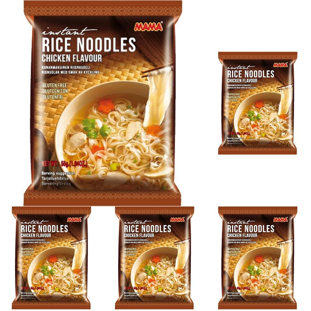 MAMA - Ciotola di spaghetti di riso istantanei Pho Ga - (1 x 65 g)