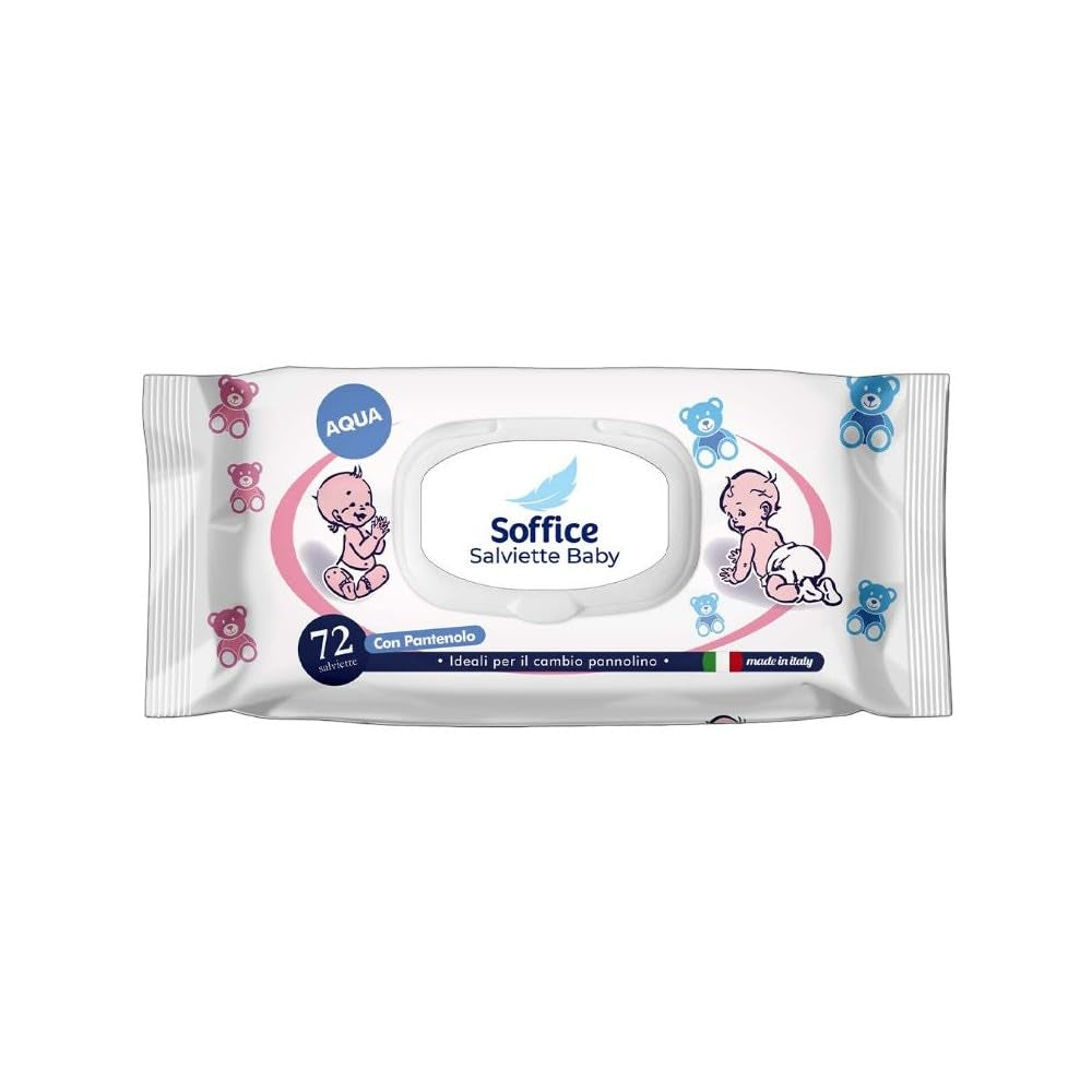 Salviette struccanti Baby Aqua, 72 pezzi