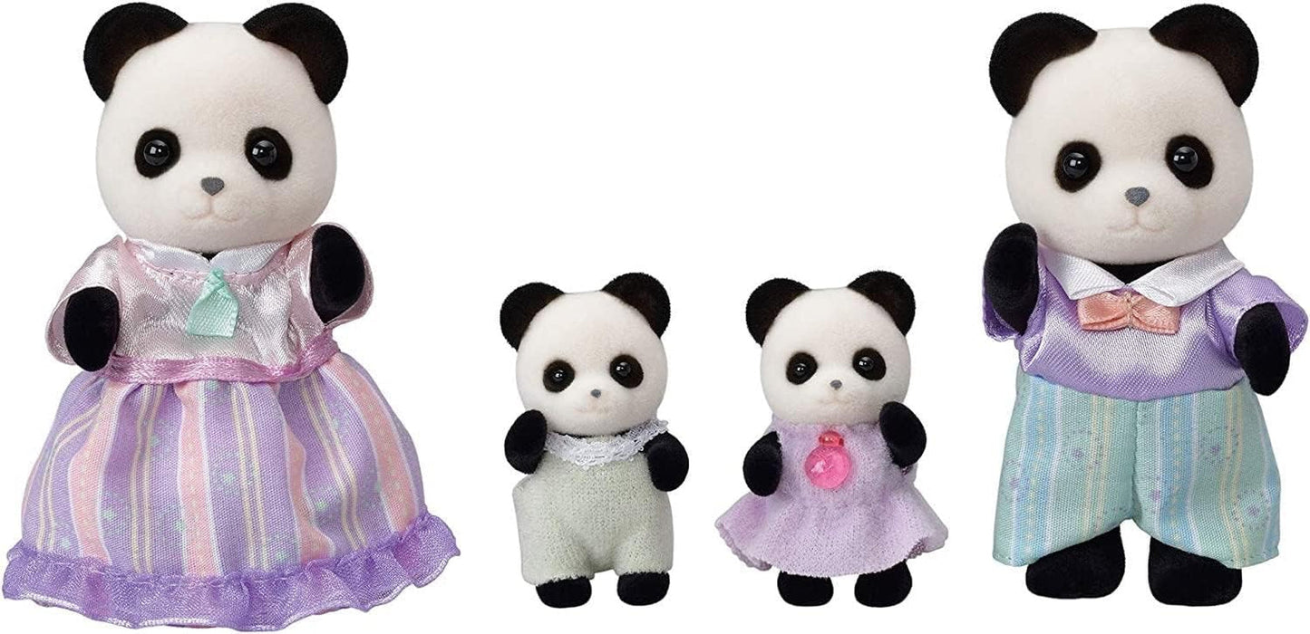 Sylvanian Families L5529 Famiglia Panda - Figure di case delle bambole