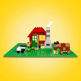 LEGO 11023 Piastra da costruzione classica verde, piastra di base quadrata con rientranze 32X32 come base per la costruzione e altri set LEGO Set da costruzione Besuche den LEGO-Store