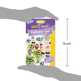 Günthart Backdecor 12 Giocatori e palloni da calcio in zucchero, 21 grammi Naty Shop