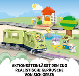 LEGO DUPLO Town Treno Avventura Interattivo, Playset con luci e suoni per il gioco di ruolo, Consente ai bambini di 2 anni di costruire binari, Giocattolo educativo prescolare 10427 Set da costruzione Besuche den LEGO-Store