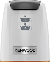 Kenwood Easychop CHP61.000WH, Zerkleinerer Mit Vier Klingen, Schüssel 0.5 L, Druckantrieb, 2 Geschwindigkeiten, Rutschfester Ring, Spülmaschinenfest, Eisbrecher, 500 W, Weiß Kitchen Naty Shop