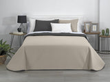Estoralis | AVA | Trapunta reversibile | Per tutte le stagioni | Colore: grigio/antracite | Per letto da 105 cm. (200 X 270 Cm. Ancho X Alto) | Trapunta trapuntata Trapunte e trapunte Naty Shop