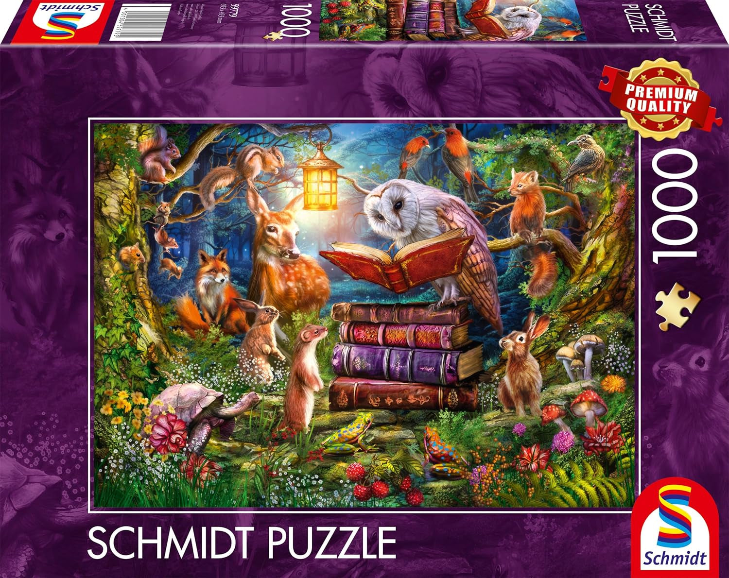 Schmidt Spiele 59779 Racconti della foresta di notte Puzzle da 1000 pezzi Naty Shop Titolo predefinito