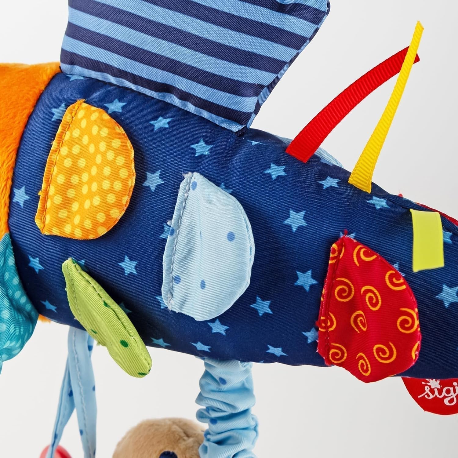 SIGIKID 40104 Pesce attivo Baby Activity PlayQ Giocattolo per bambini ragazzi e ragazze consigliato a partire da 3 mesi multicolore Baby Toys Naty Shop