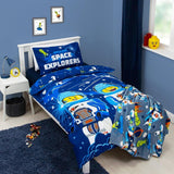 Coperta in pile ufficiale LEGO® City di Character World, morbidissima, calda coperta blu, design Cityspace, perfetta per la camera da letto, il campeggio e per dormire, letti e coperte da 100 x 150 cm Besuche den Character World-Store