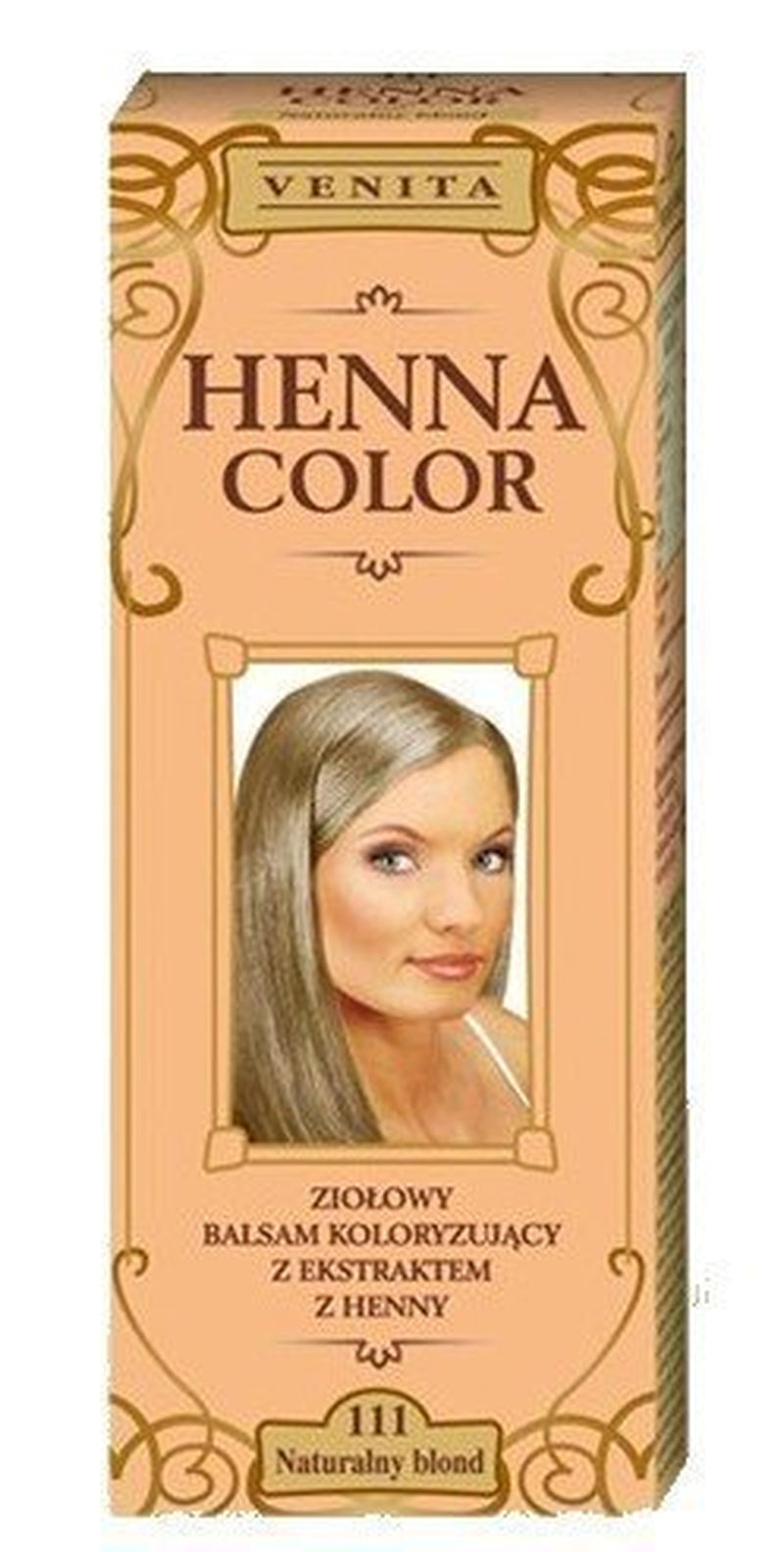 Hennè Color 111 Balsamo Naturale Per Capelli Biondi Colore Dei Capelli Effetto Colorante Naturale Per Capelli Hennè Eco Tintura Per Capelli Naty Shop Beige (Bionda) 75 Ml (1 Confezione)