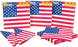 HEKU 191 pz. Set Party USA I Piatti di Carta Ø23Cm, Bicchieri Rossi, Tovaglioli 3 Veli 33X33Cm, Scegli Decorazioni, Catena Gagliardetti 10M I Perfetto per feste a tema e festività nazionali