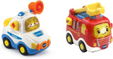 Vtech TUT TUT Baby Flitzer - Polizia - Per 1-5 anni & TUT TUT Baby Flitzer - Autopompa antincendio - Macchinina con musica, pulsante luminoso, frasi e suoni interessanti - Per 1-5 anni Bebe Toys Naty Shop Pacchetto autopompa Baby Flitzer