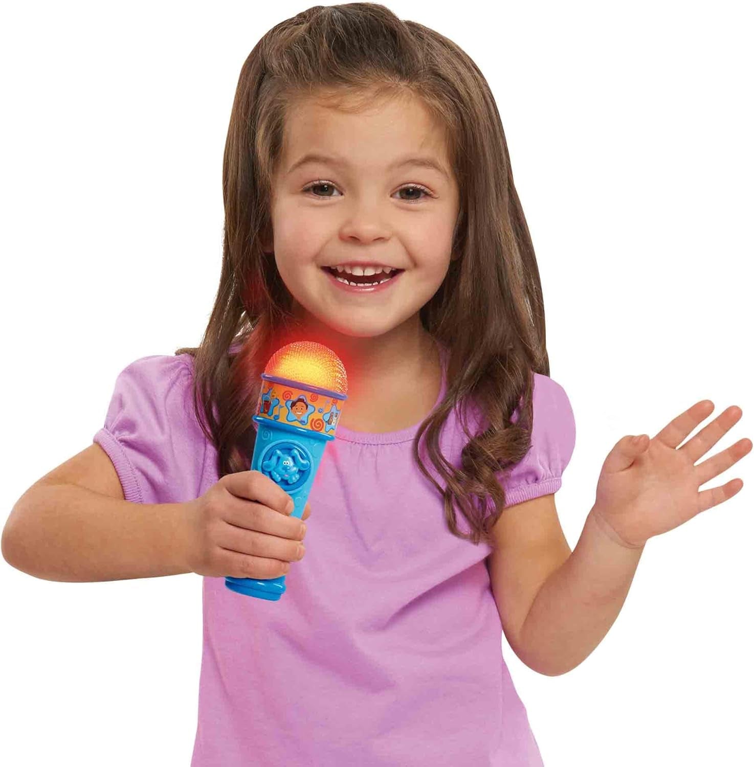 Blu e suggerimenti Microfono blu Indizi blues Giocattolo per cani cartone animato per ragazzi e ragazze dai 3 anni in su Giocattoli multicolori per bambini Naty Shop