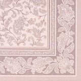 Papstar, 50 tovaglioli "ROYAL Collection" piega 1/4 40 Cm X 40 Cm Mocca "Ornamenti", #19894