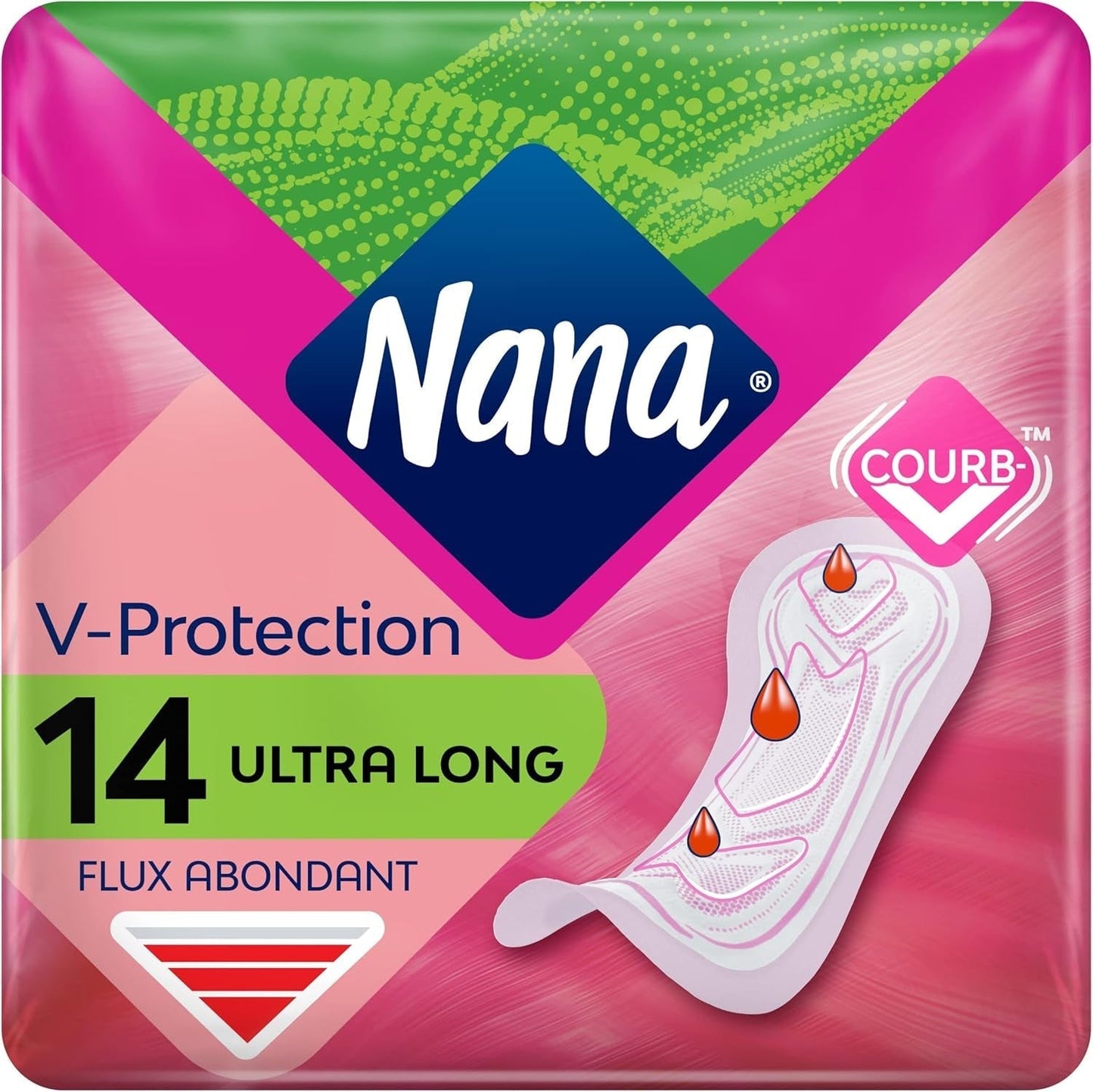 Assorbenti igienici ultra regolari - Flusso moderato - 32 salviette in sacchetti singoli