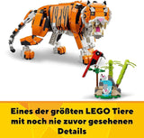 LEGO 31129 Creator Majestic Tigre, Panda o Pesce Set di personaggi di animali 3 in 1 Giocattolo per bambini Ragazzi e ragazze Set di giocattoli da costruzione per animali Trova il negozio LEGO