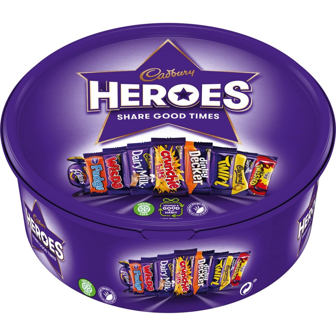 Scatola di cioccolatini Heroes 550g