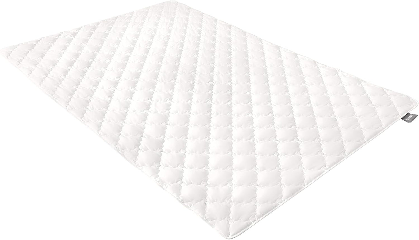 Traumnacht Cuscino in Bambù con Fibra di Bambù, Set Cuscini con Cerniera Ipoallergenico, Antibatterico, 2 Cuscini 40X80 Cm, Certificato Oeko-Tex, Sviluppato in Germania Naty Shop Cuscini Standard 155 X 220 Cm Coperta