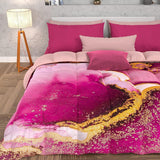 PETTI Artigiani Italiani - Trapunta invernale, Trapunta invernale, Trapunta semplice, Double face, Stampa monocolore e digitale, Microfibra anallergica 100%, Made in Italy Trapunte e trapunte Naty Shop Marmo rosa Una Piazza E Mezza