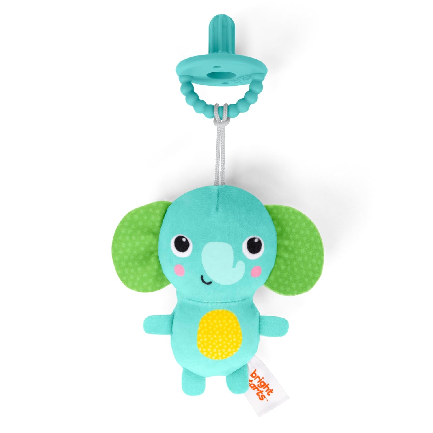 Bright Starts SootheMate Ciuccio in Peluche, Unicorno - Ciuccio staccabile a forma di ciuccio per neonati e bambini più grandi