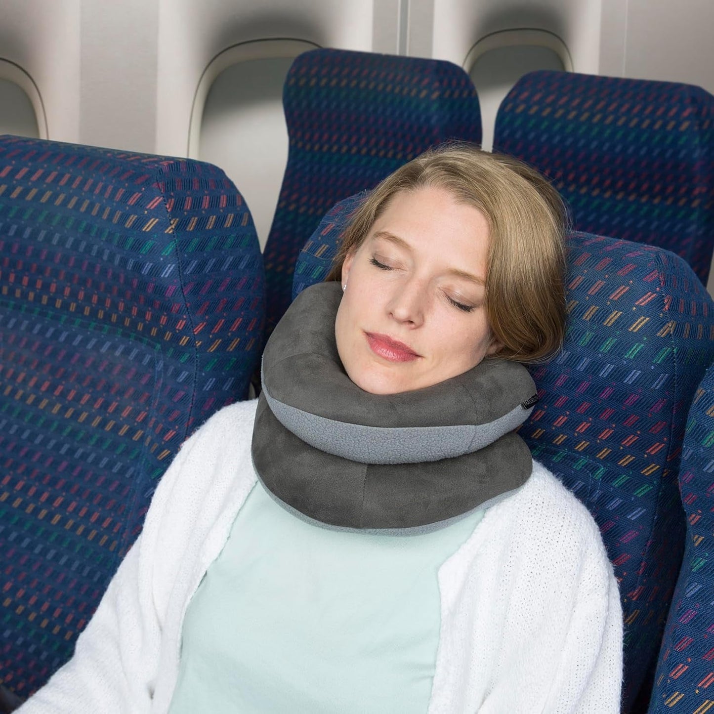 Cuscino Deluxe Wrap-N-Rest, grigio scuro/grigio chiaro