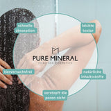 Pure Mineral - Maschera capelli riparatrice intensiva con argan - Ripara e dona lucentezza ai capelli secchi - Nutre con vitamina E - Senza solfati, parabeni, petrolio - Maschera per capelli Naty Shop 350ml